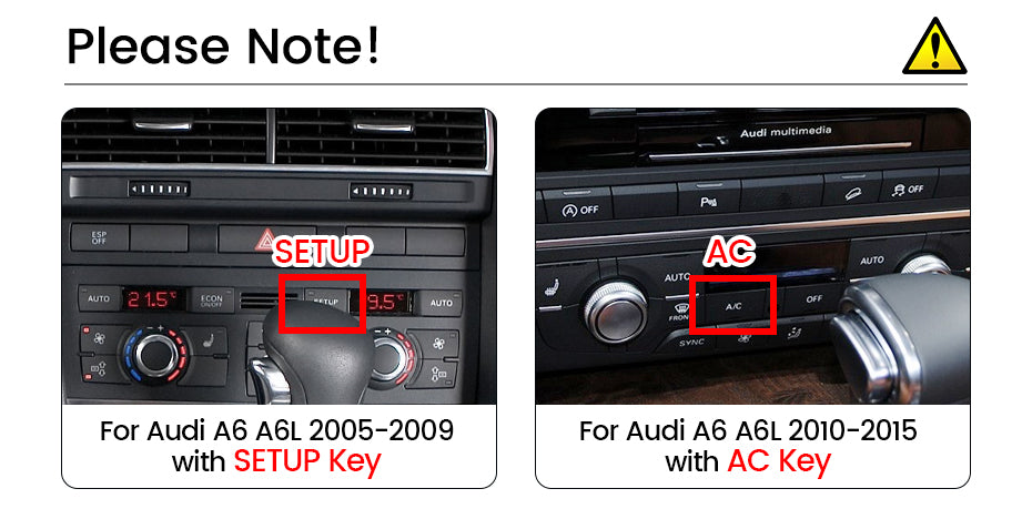 NaviFly NF Series Android 14 8G+256G 2K QLED screen CarPlay Auto DSP RDS 4GLte WIFI For Audi A6 S6 1999-2004 9inch