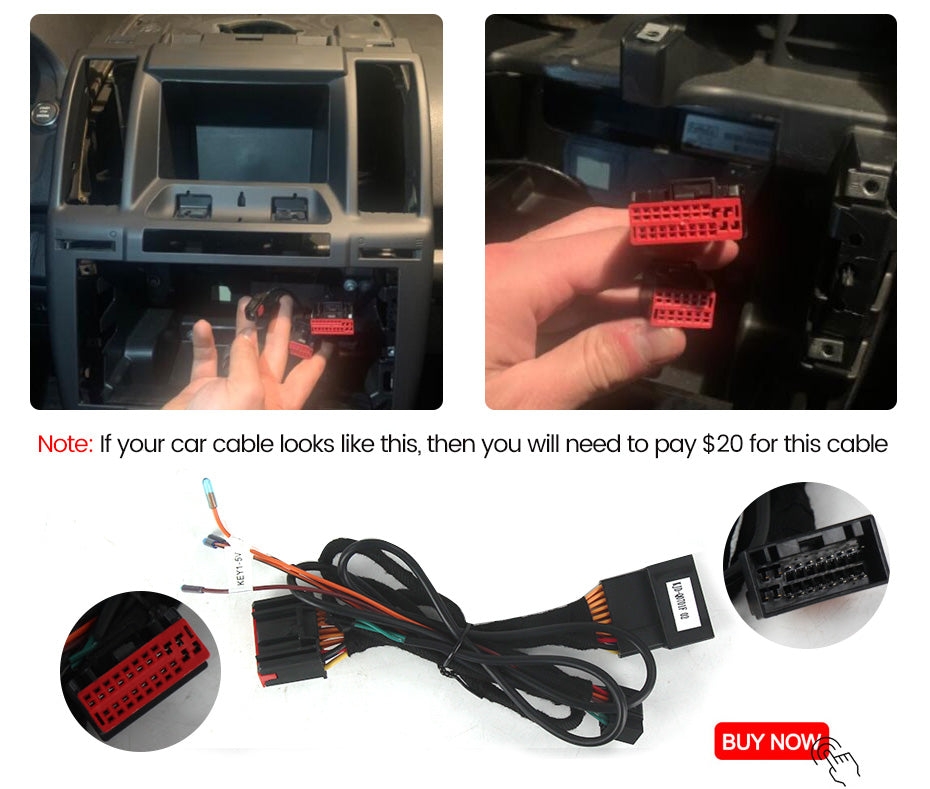 NaviFly NF Series Android 14 8G+256G 2K QLED screen CarPlay Auto DSP RDS 4GLte WIFI For Land Rover Freelander 2 2006-2012 9inch